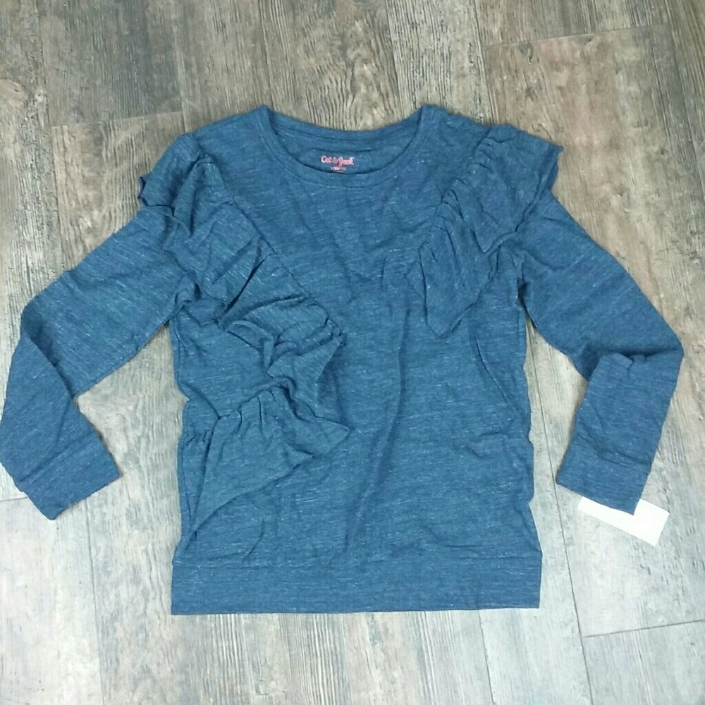 Long Sleeve Cat & Jack Shirt. NWT Size L (10/12)